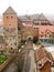 Imperial Castle of Nuremberg in wintertime