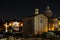 Imperial Forums in Rome by night