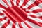 Imperial Japanese Army flag background, 3D rendering