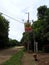 Imperial Sign on Powerline pole along dirt road