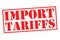 IMPORT TARIFFS Rubber Stamp