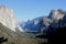 Important peaks from Tunnel View, Yosemite National Park, California,