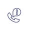 important phone call line icon