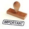 Important Rubber Stamp Shows Critical Information