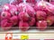 Imported apples on shelves for sell in Thai baht price