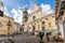 The imposing Basilica of Santa Trofimena in Neoclassical style, Minori, Amalfi Coast