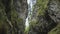 Imposing canyon and gorge in the Alps