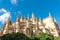The imposing cathedral of Segovia
