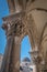 Imposing Church tower dome in Dubrovnik