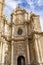 The imposing entrance of Catedral de Santa Maria in Valencia, Spain