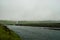 The imposing Skogafoss waterfall in Iceland