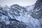 Imposing view of Austrian High Tauern Alps in winter