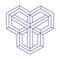 Impossible optical illusion shapes. Logo. Optical art object. Impossible figure. Line art. Unreal geometric object.