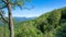 Impressionistic Style Artwork of a Springtime Appalachian Mountain View Along the Blue Ridge Parkway