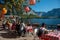 Impressions of the famous historic City Hallstatt at Hallstatt Lake in Salzkammergut, Austria