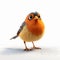 Impressive 3d Animation Of A Cute Bird In Pixar Style