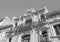 Impressive Art Nouveau Style Buildings in Buenos Aires, Argentina in Monochrome
