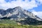 The impressive Biokovo mountains near Baska Voda, Croatia