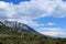 The impressive Biokovo mountains near Baska Voda, Croatia