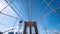 Impressive Brooklyn Bridge New York - amazing wide angle shot - travel photography