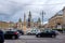 Impressive buildings in glasgow city center on a cloudy day