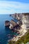 Impressive cliffs on the Corsica south shore