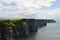 The impressive cliffs of Moher