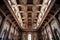 impressive coffered ceiling in a historic church