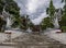 The impressive entrance to the Vat Phramahathat Rajbovoravihane temple in Luang Prabang, Laos