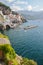 Impressive gorgeous view of town atrani on amalfi coast, italy