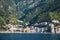 Impressive gorgeous view of town cetara on amalfi coast, italy