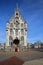 The impressive gothic styled Stadhuis town hall, dated from 1450, located on the Markt main Square