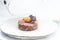 impressive high-quality smoked beef tartare