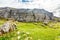 Impressive karst landscape in Caher valley and Black Head