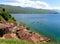 Impressive landscape of Lake Ohrid waterfront