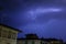 Impressive Lightning in a Night Sky