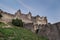 Impressive medieval castle in France. Cite de Carcassone Occitanie, France