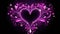 an impressive medieval inspired pink heart, love and peace background artwork, ai generated image