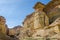 Impressive natural canyon in the Namibe Desert of Angola