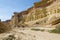 Impressive natural canyon in the Namibe Desert of Angola