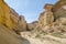 Impressive natural canyon in the Namibe Desert of Angola