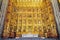 The impressive ornate gold plated altar inside the cathedral of Sevilla Seville Spain