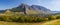 Impressive panorama view on Rimetea Village, Piatra Secuiului, Coltii Trascaului