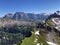 Impressive panoramas from the peaks situated between the Alpine valleys Oberseetal and Waegital or Wagital, Innerthal