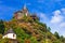 Impressive Reichsburg castle in medieval Cochem. Germany, Rhine