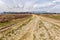 Impressive road on the Baragge landscape