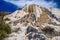 Impressive rocky phenomenon in place of Hierve de Agua in southern mexico