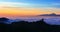 Impressive Roque Nublo over sunset
