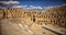 The impressive ruins of the largest colosseum in North Africa
