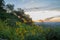 Impressive scenery during sunset from Kiew Lom viewpoint,Pang Mapa districts,Mae Hong Son,Northern Thailand.